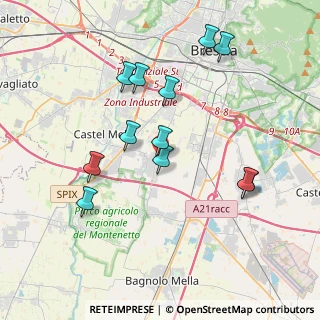 Mappa Via Teresio Olivelli, 25020 Flero BS, Italia (3.73667)