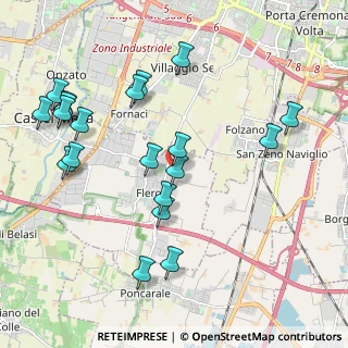 Mappa Via Teresio Olivelli, 25020 Flero BS, Italia (2.24)