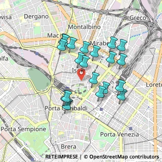 Mappa Via Federico Confalonieri, 20124 Milano MI, Italia (0.809)