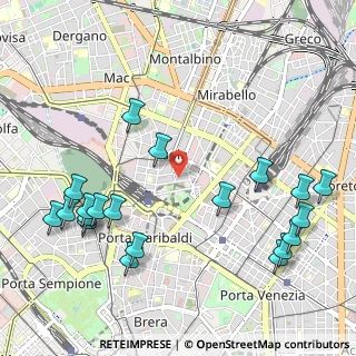 Mappa Via Federico Confalonieri, 20124 Milano MI, Italia (1.293)