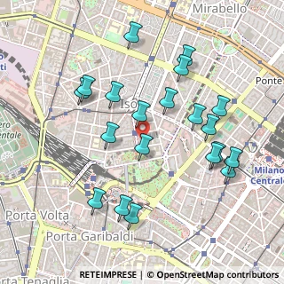 Mappa Via Federico Confalonieri, 20124 Milano MI, Italia (0.5015)