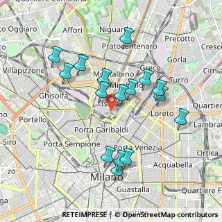 Mappa Via Federico Confalonieri, 20124 Milano MI, Italia (1.81063)