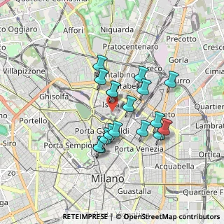 Mappa Via Federico Confalonieri, 20124 Milano MI, Italia (1.40471)