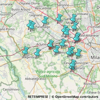 Mappa Via San Massimo, 20018 Sedriano MI, Italia (7.766)