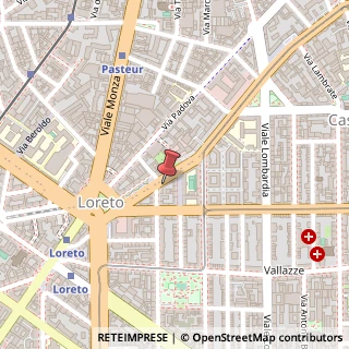 Mappa Via Andrea Costa, 8, 20131 Milano, Milano (Lombardia)