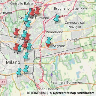 Mappa Via Umbria, 20090 Segrate MI, Italia (5.16471)