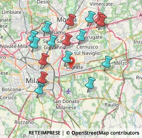 Mappa , 20090 Segrate MI, Italia (7.69063)