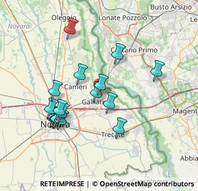 Mappa Galliate, 28066 Galliate NO, Italia (6.85294)