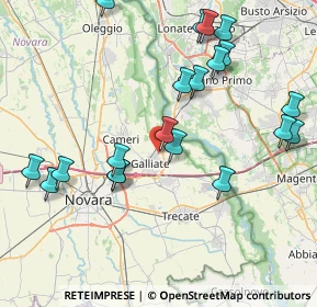 Mappa Galliate, 28066 Galliate NO, Italia (8.893)