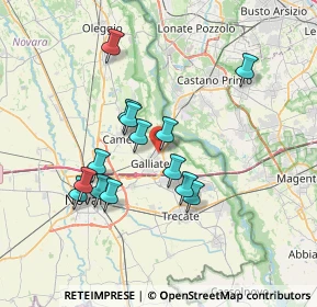 Mappa Galliate, 28066 Galliate NO, Italia (6.31857)