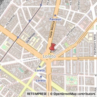 Mappa Via Padova,  2, 20131 Milano, Milano (Lombardia)