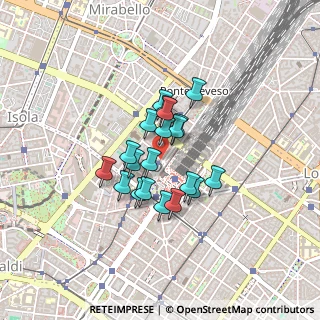 Mappa Piazza IV Novembre, 20124 Milano MI, Italia (0.288)