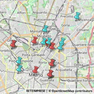 Mappa Via G. B. Sammartini, 20124 Milano MI, Italia (2.13222)