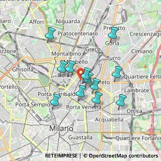 Mappa Piazza IV Novembre, 20124 Milano MI, Italia (1.50167)