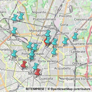 Mappa Via G. B. Sammartini, 20124 Milano MI, Italia (2.14)