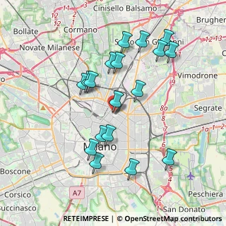Mappa Piazza IV Novembre, 20124 Milano MI, Italia (3.75056)