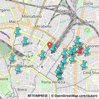 Mappa Piazza IV Novembre, 20124 Milano MI, Italia (1.1725)