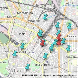 Mappa Via G. B. Sammartini, 20124 Milano MI, Italia (0.995)