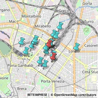 Mappa Via G. B. Sammartini, 20124 Milano MI, Italia (0.588)