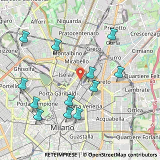 Mappa Piazza Quattro Novembre, 20124 Milano MI, Italia (2.31667)