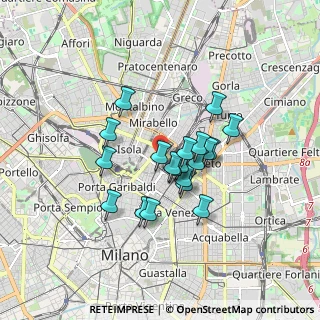 Mappa Piazza Quattro Novembre, 20124 Milano MI, Italia (1.2965)