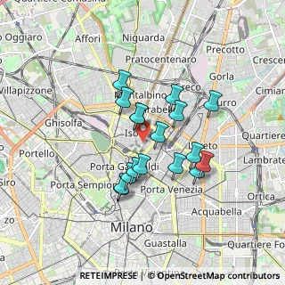 Mappa Via Filippo Sassetti, 20124 Milano MI, Italia (1.37294)