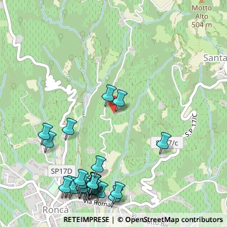 Mappa Via Motto Piane, 37030 Roncà VR, Italia (0.752)