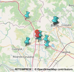 Mappa Vicolo Quaro, 10016 Montalto Dora TO, Italia (11.77917)