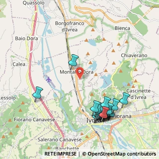 Mappa Vicolo Quaro, 10016 Montalto Dora TO, Italia (2.4075)