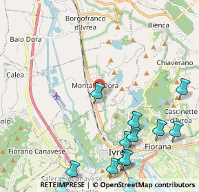 Mappa Vicolo Quaro, 10016 Montalto Dora TO, Italia (2.91692)