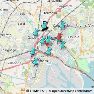 Mappa Via Piave, 30171 Venezia VE, Italia (1.355)