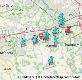 Mappa Via Magenta, 20018 Sedriano MI, Italia (2.99091)