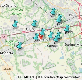 Mappa Via Magenta, 20018 Sedriano MI, Italia (3.30154)