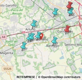 Mappa Via Magenta, 20018 Sedriano MI, Italia (4.20364)