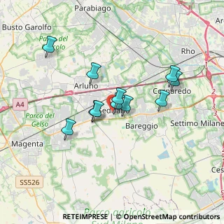Mappa Via Magenta, 20018 Sedriano MI, Italia (2.84636)