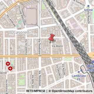 Mappa Via Francesco Ingegnoli, 23, 20131 Milano, Milano (Lombardia)