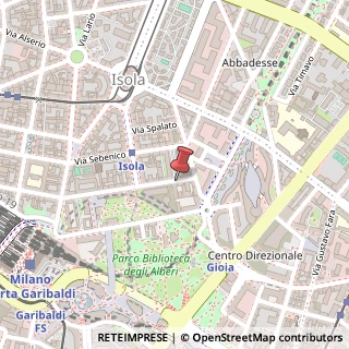 Mappa Via Federico Confalonieri, 36, 20124 Milano, Milano (Lombardia)