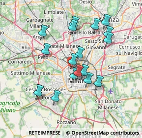 Mappa Via Fratelli Induno, 20154 Milano MI, Italia (6.79111)