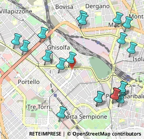 Mappa Via Fratelli Induno, 20154 Milano MI, Italia (1.2645)