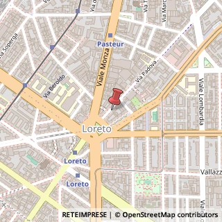 Mappa Via Padova, 10, 20131 Milano, Milano (Lombardia)