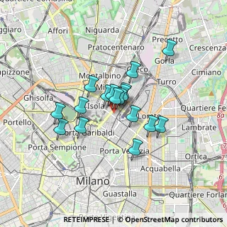 Mappa Via Niccolò Copernico, 20124 Milano MI, Italia (1.22235)