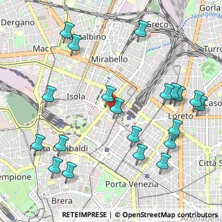 Mappa Via Niccolò Copernico, 20124 Milano MI, Italia (1.2605)