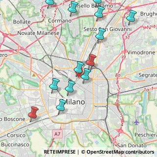 Mappa Via Francesco Algarotti, 20124 Milano MI, Italia (4.73769)