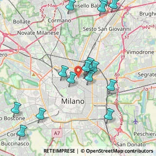 Mappa Via Francesco Algarotti, 20124 Milano MI, Italia (4.842)