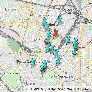 Mappa Via Francesco Algarotti, 20124 Milano MI, Italia (0.866)