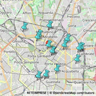Mappa Via Algarotti Francesco, 20124 Milano MI, Italia (1.86933)