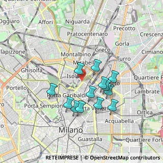 Mappa Via Francesco Algarotti, 20124 Milano MI, Italia (1.50077)