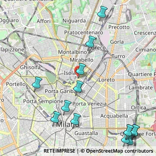 Mappa Via Algarotti Francesco, 20124 Milano MI, Italia (3.10857)