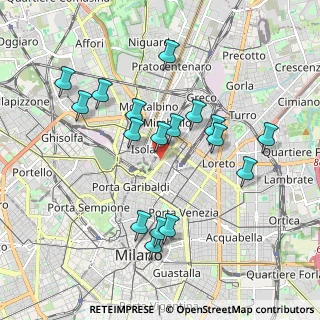 Mappa Via Francesco Algarotti, 20124 Milano MI, Italia (1.84882)