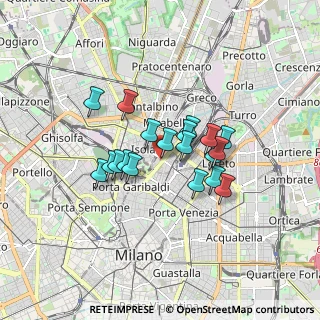 Mappa Via Francesco Algarotti, 20124 Milano MI, Italia (1.25789)
